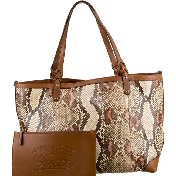 Gucci python medium craft tote - Picture 5 of 5